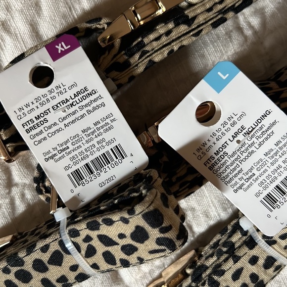Boots & Barkley™ Animal Print with Buckle  Dog Collar- Set of 4, L(2)& XL(2) - Picture 3 of 6